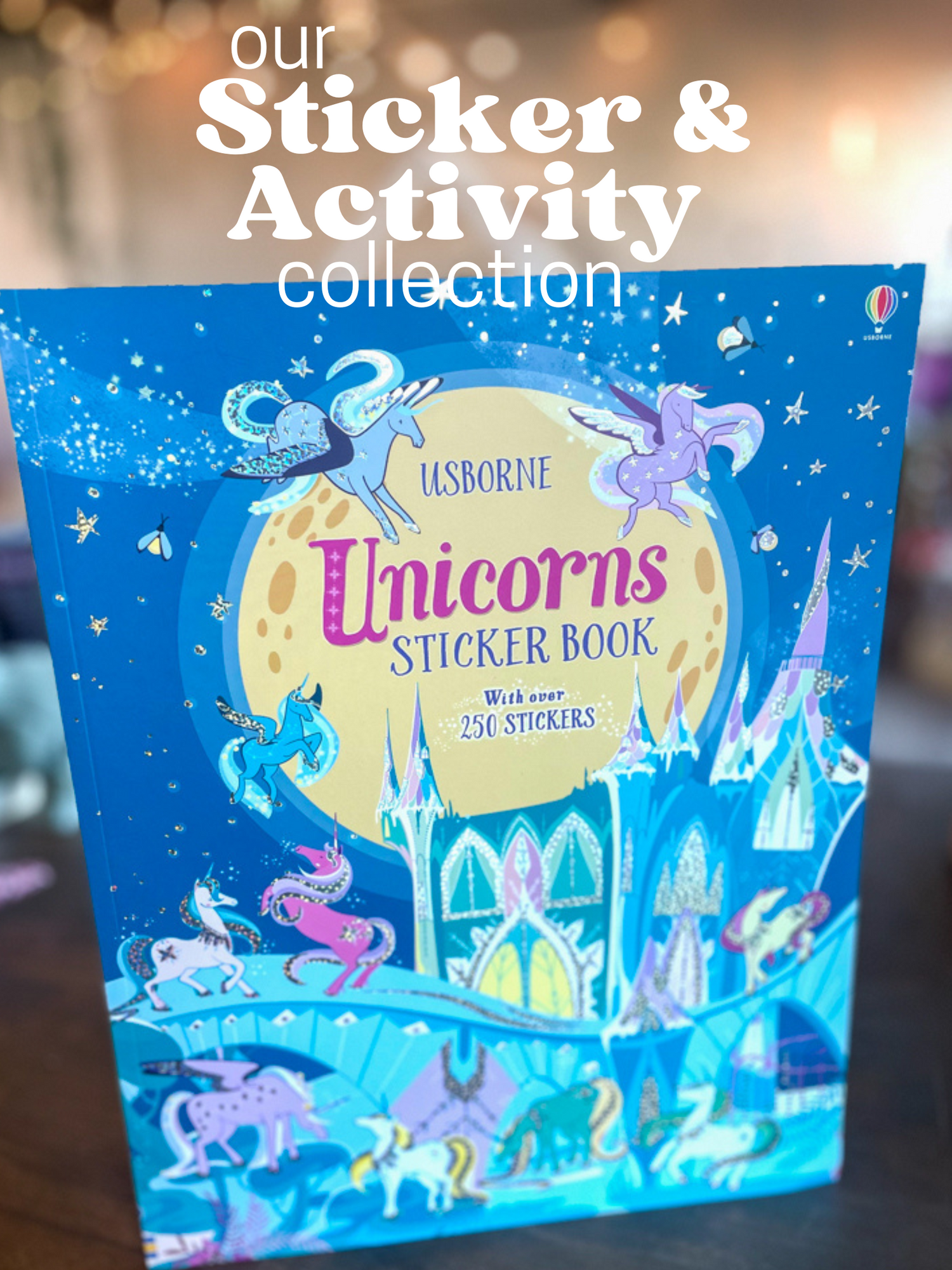 sticker & activity books