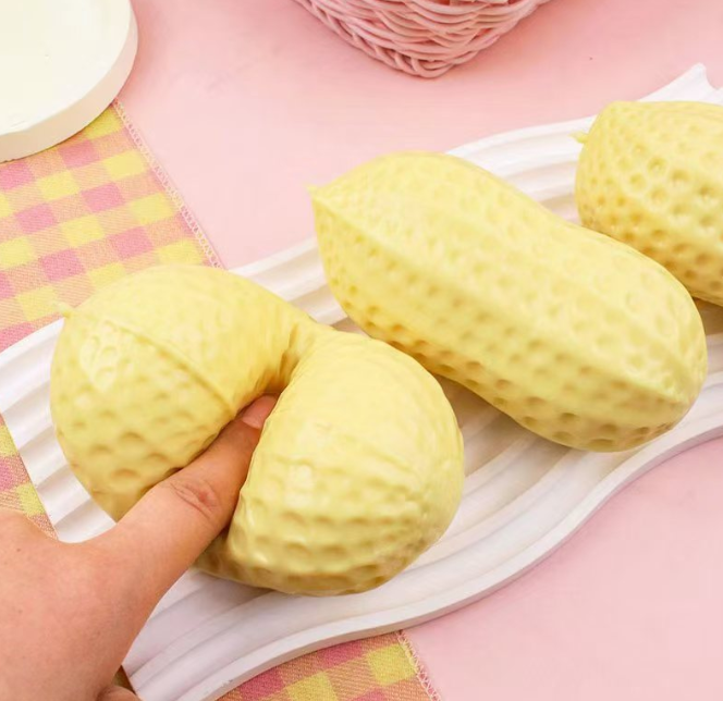 Large Slow Rebounding Peanut Squishy