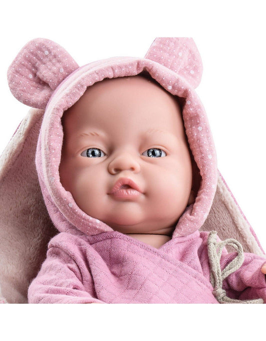 Los Bebitos doll - Baby girl in pink pajamas - Paola Reina