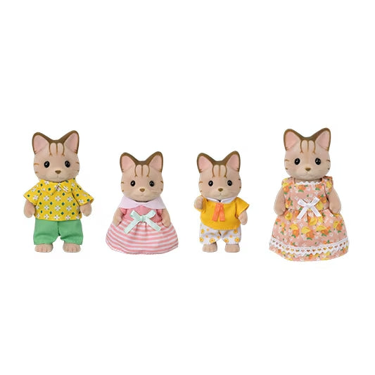 Calico Critters - Striped Cat Family