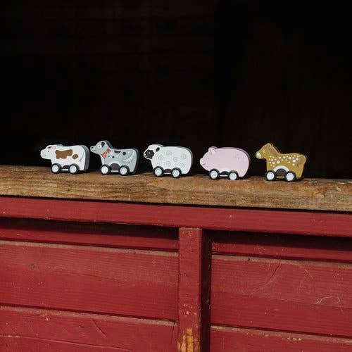 Pull Back Barnyard Animals Refill - Set of 20