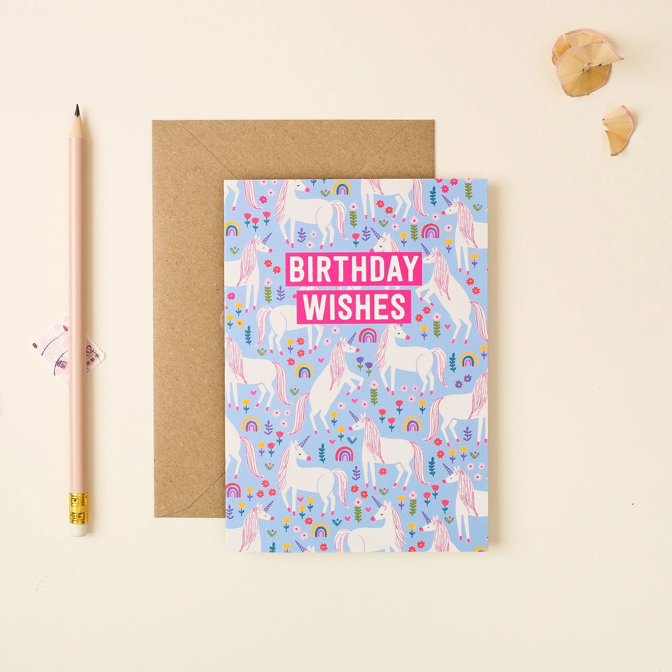 Unicorn Wishes Birthday Card