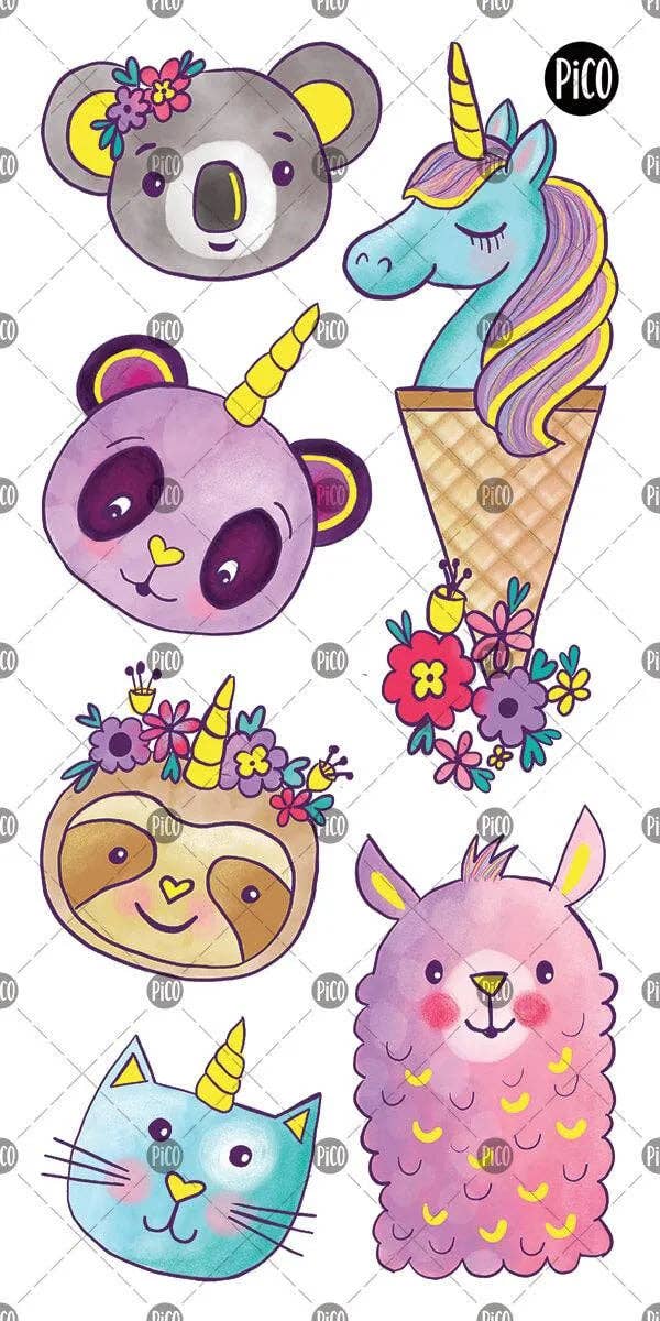 Uni animals tattoos