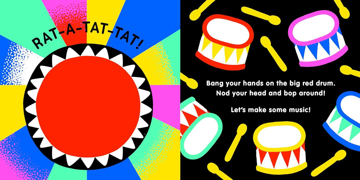 My Busy Music Book!: A Playful Music Book with Pages to Twang, Bang, and Rattle!