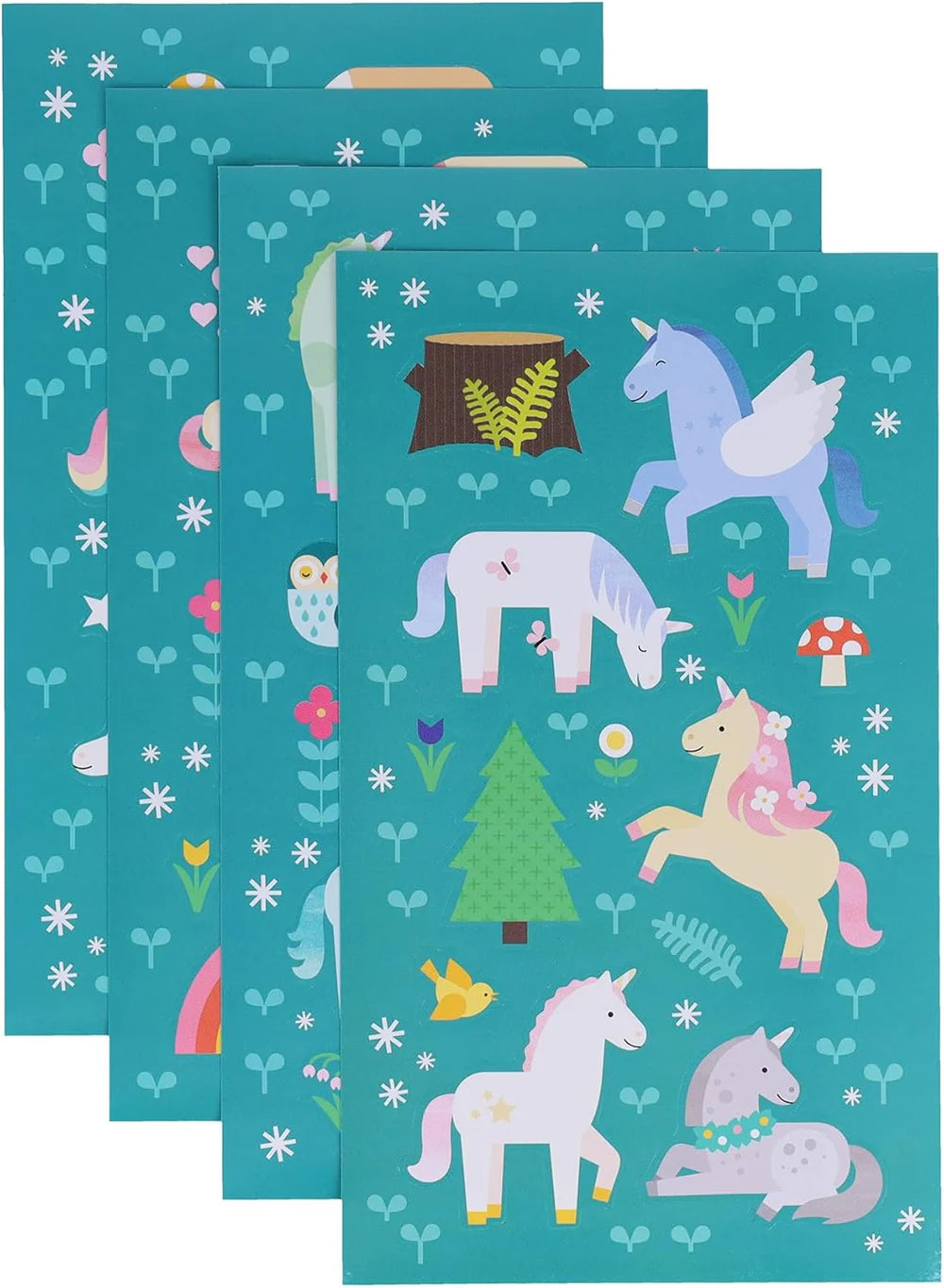 Mini Sticker Set: Unicorn Forest