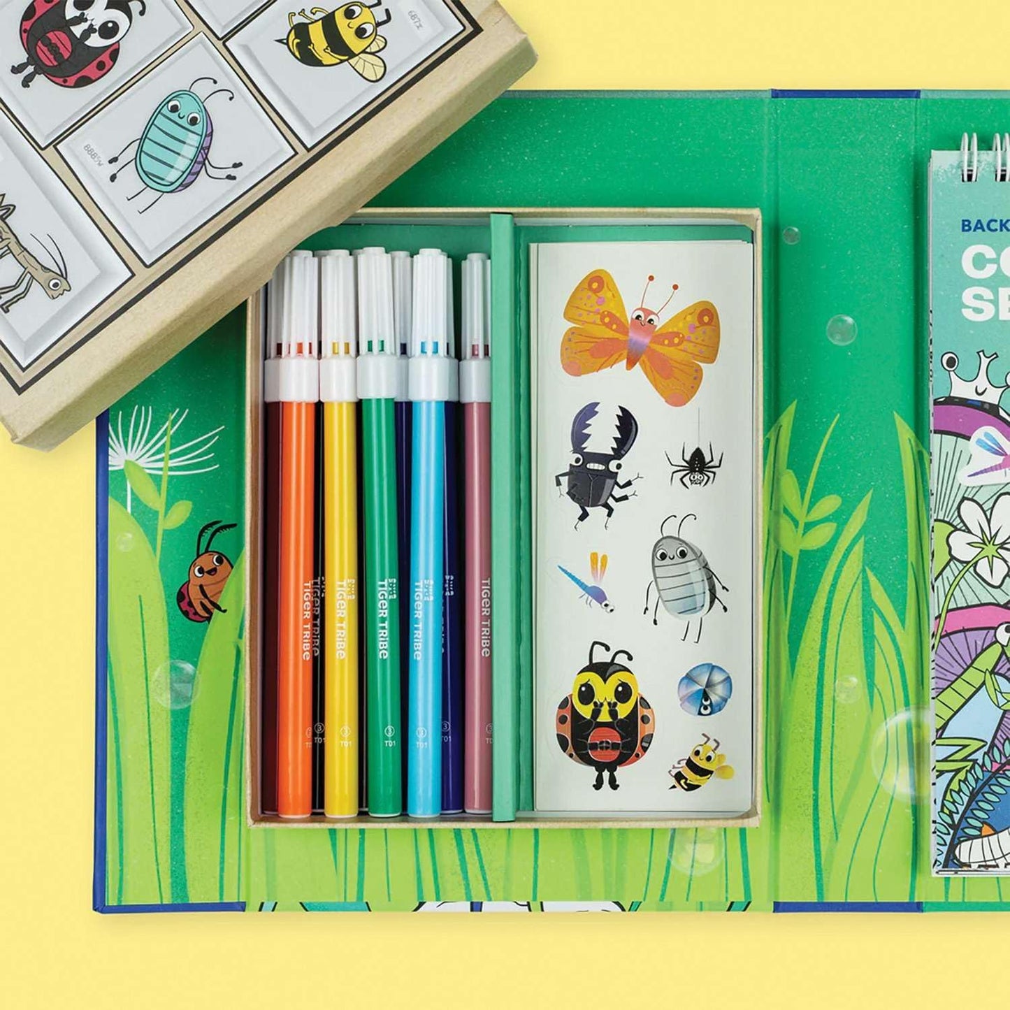 Colouring Set - Backyard Bugs