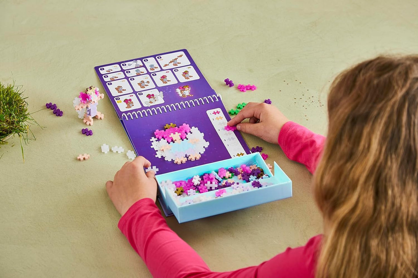 Plus Plus - Puzzle by Number Activity Pad Enchanted Forest