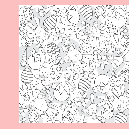 Easter Mini Colouring Poster