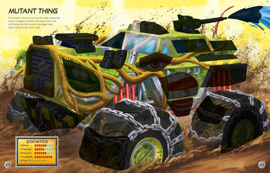 Build your own Super Cars and Monster Trucks Sticker Book