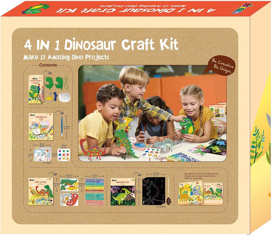 4 in 1 Dinosaur Craft Kit