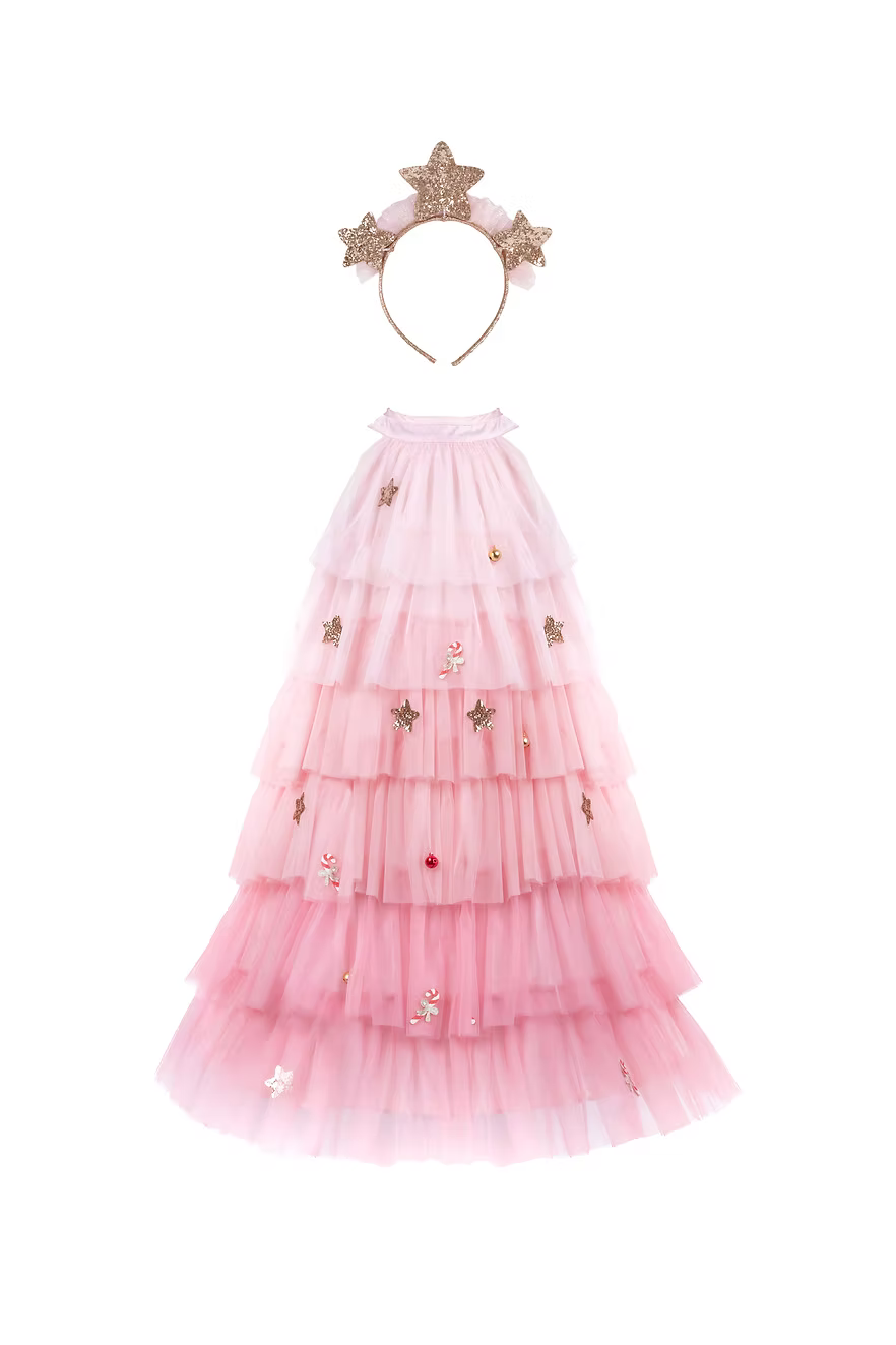 Great Pretenders Christmas Tree Dress with Headpiece
