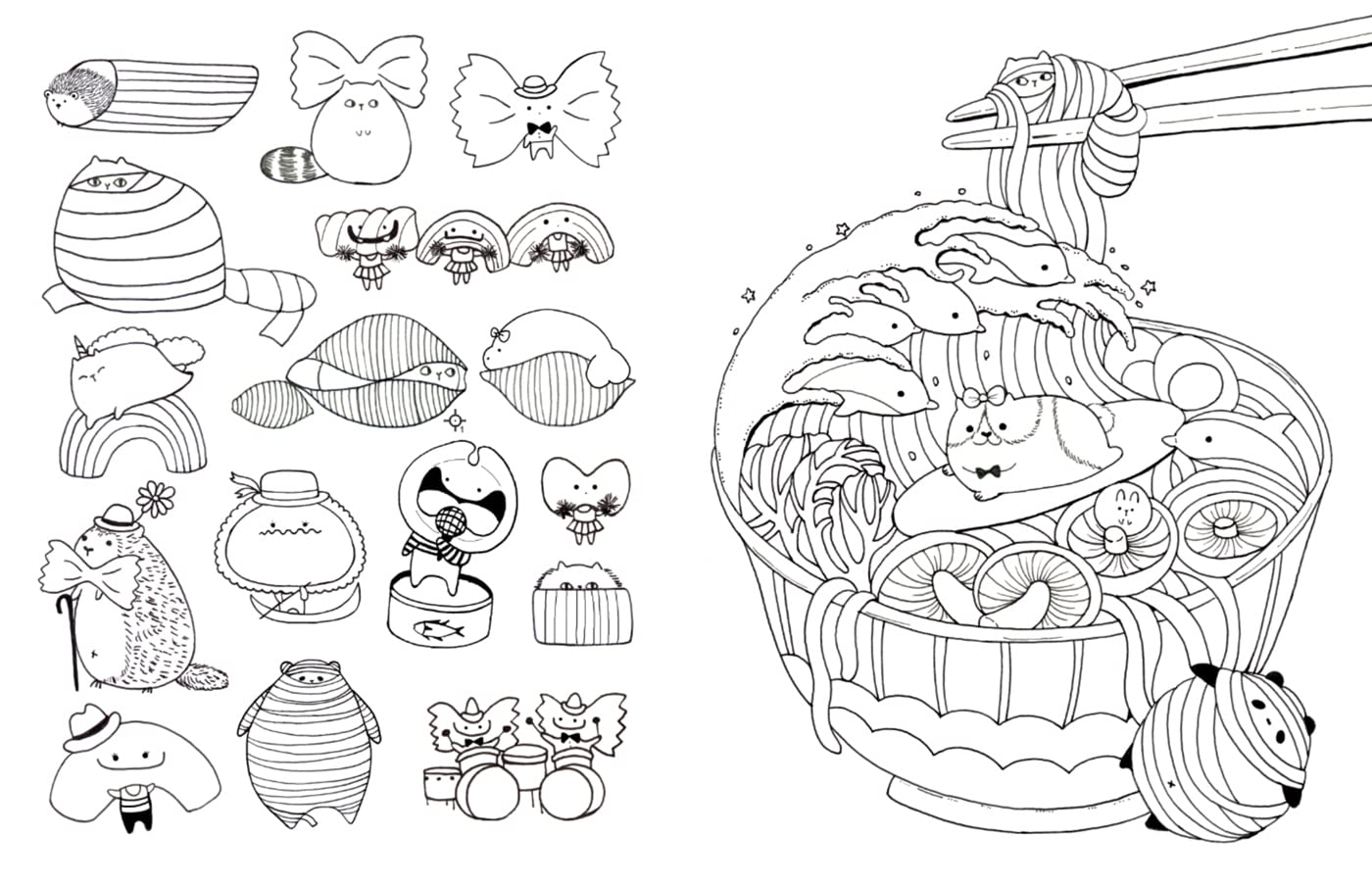 A Million Kawaii Cuties
The Sweetest Things to Color