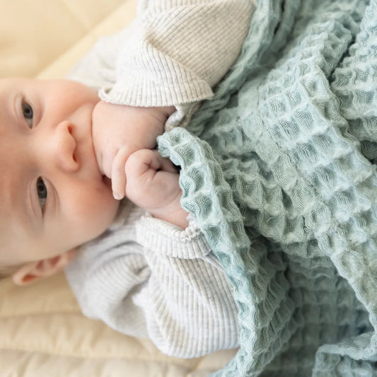 Waffle Baby Blanket