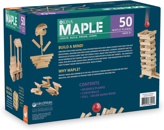 KEVA MAPLE 50 Pieces