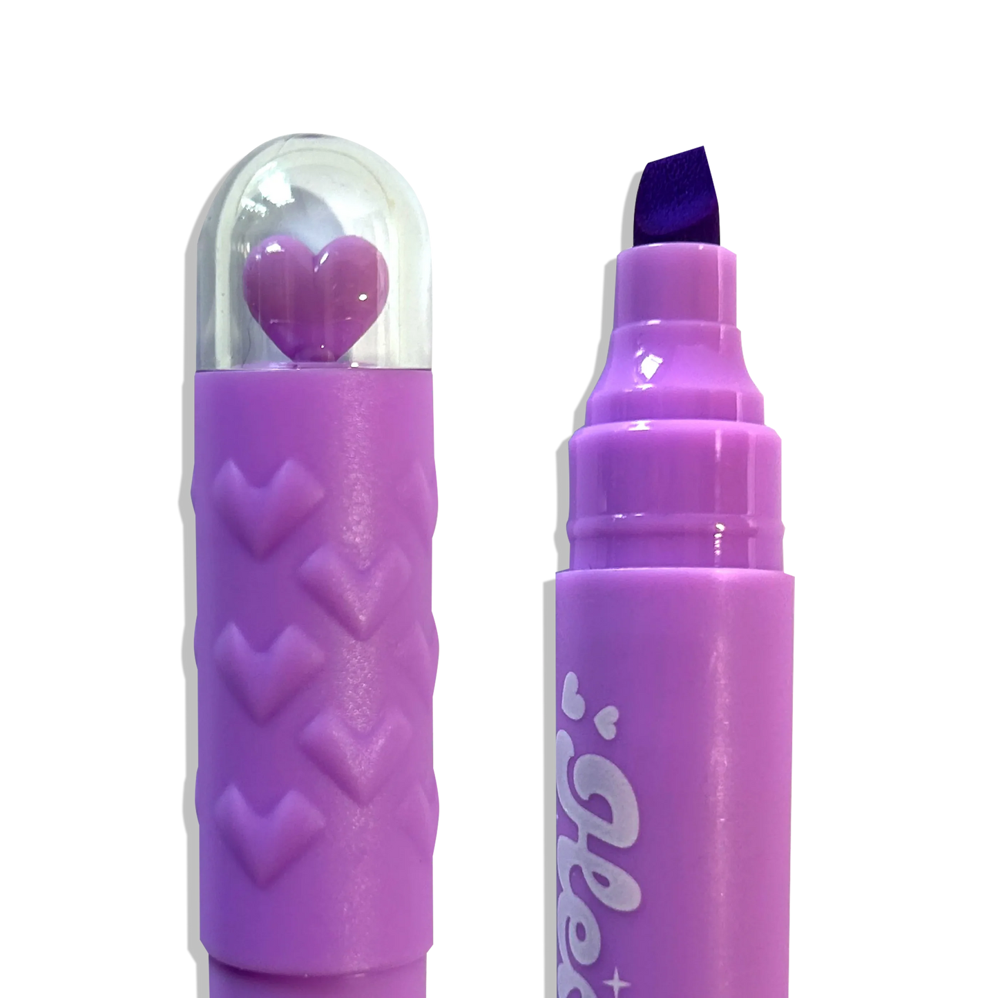 Heart Pops Neon Highlighters - Set of 6