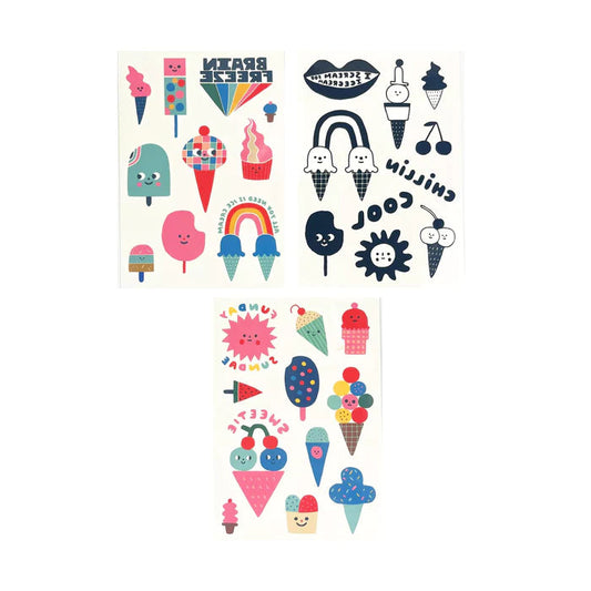 Ooly Mini Tattoo Palooza Tattoos Ice Cream Party