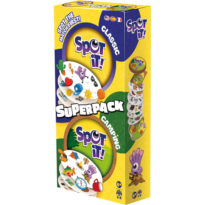 Spot It! Super Pack Classic + Camping