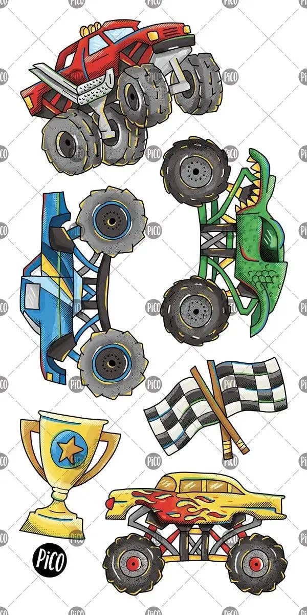 Monster truck tattoos
