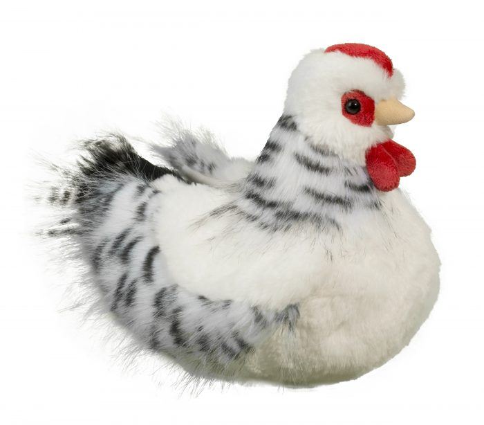 Douglas Toys - Salty Black & White Hen