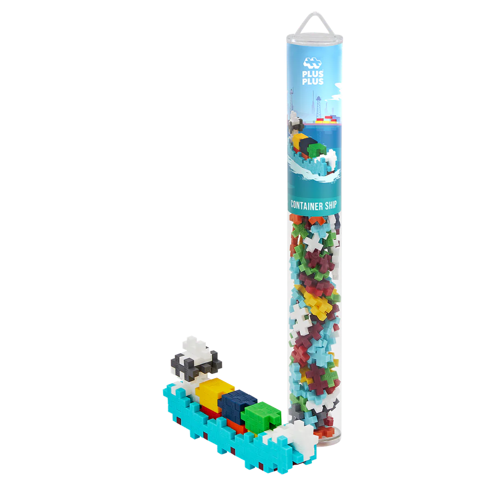 Plus Plus - CONTAINER SHIP - 70pcs
