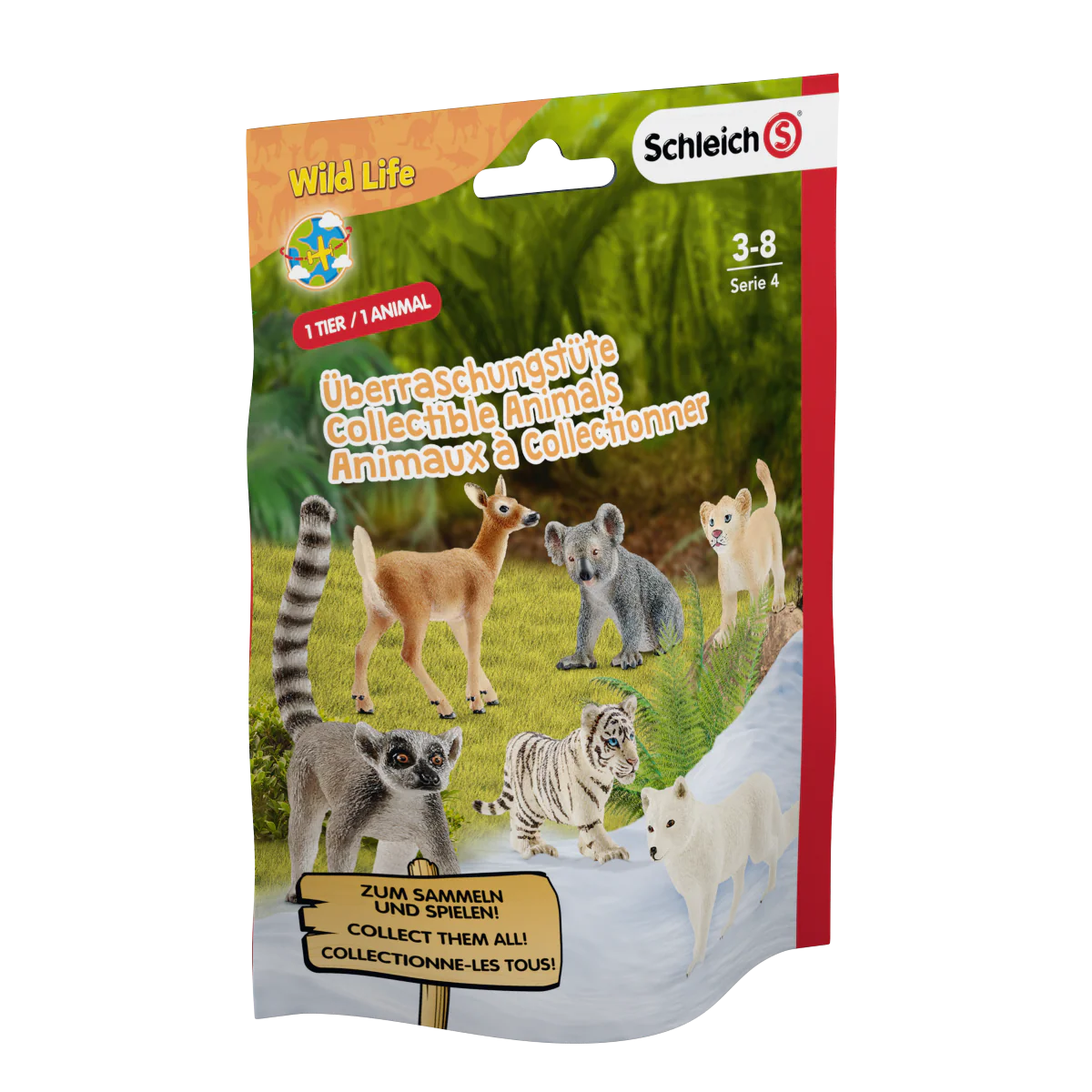 Schleich - 1 Piece Collectible WILD LIFE Blind Bag Series 4