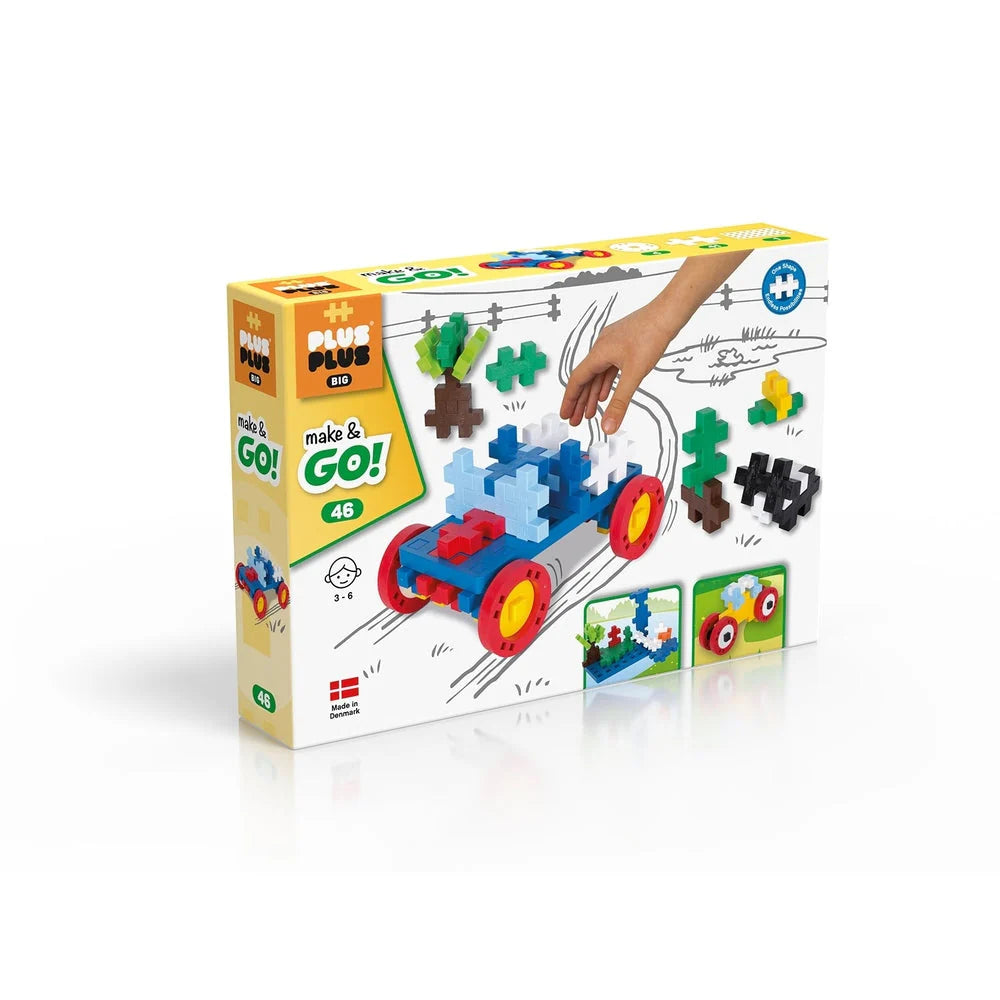 Plus Plus - BIG - MAKE & GO! 46pcs