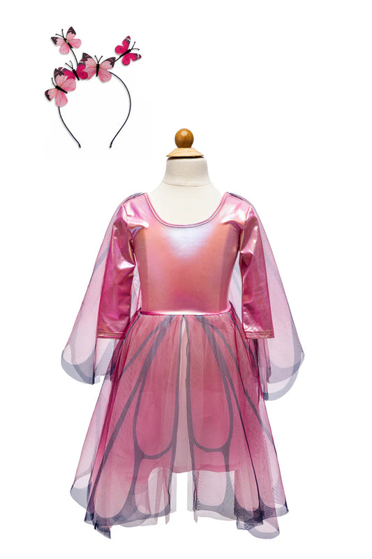 Great Pretenders - Butterfly Twirl Dress with Wings & Headband