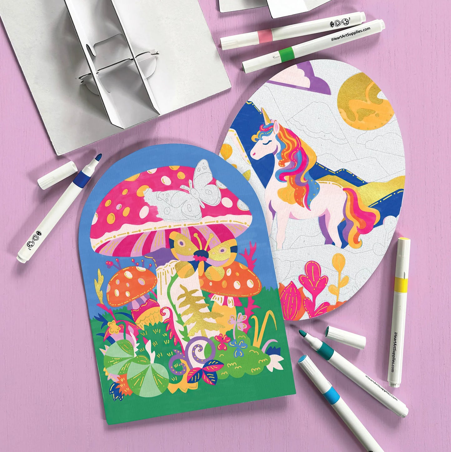 iHeartArt Marker by Numbers Fantasy Fields