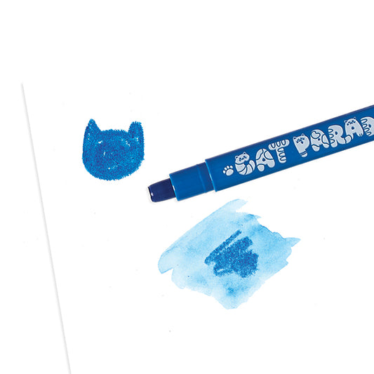 Cat Parade: 12 Twist-Up Watercolor Gel