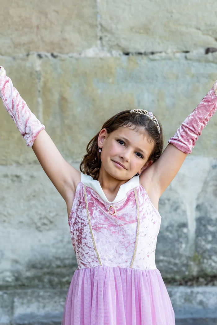 Great Pretenders - Velvety Soft Sleeping Sweetheart Princess Gown with Arm Warmers