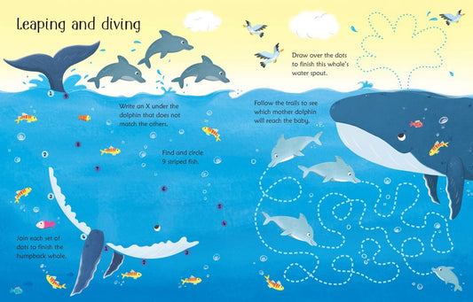 Wipe-Clean Under the Sea