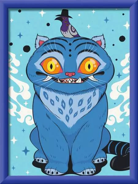 K-Pop Demon Hunters: Derpy Tiger & Sussie Bird (CreArt Painting by Number)