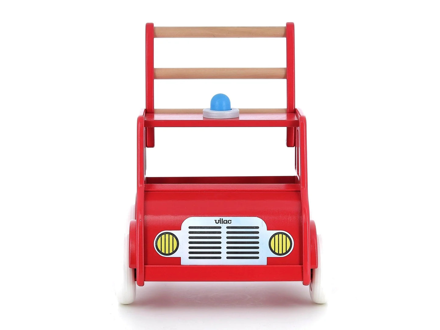 Vilac Push-Along Trolley Fire Truck