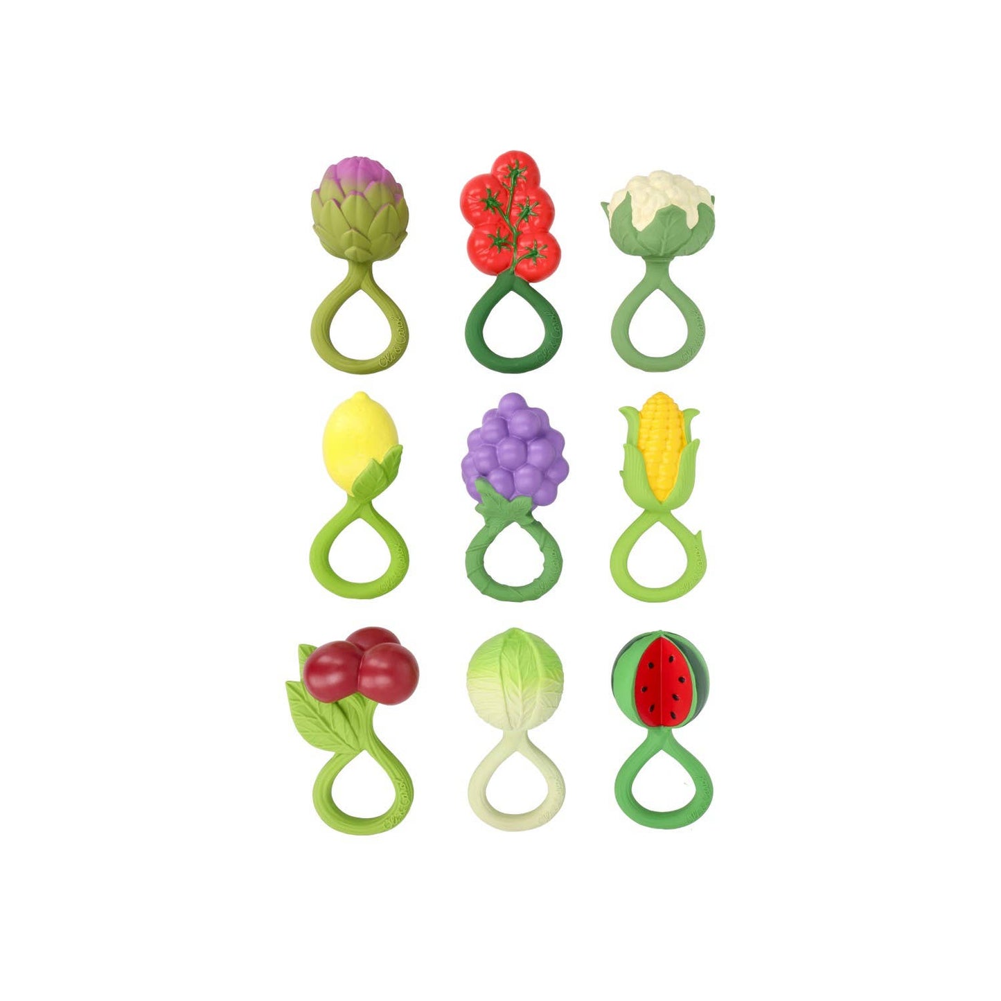 Oli & Carol Artichoke Rattle Toy