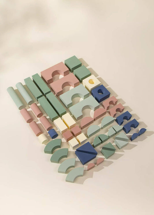 EVA Foam Building Blocks Set - Medium (52 pcs)