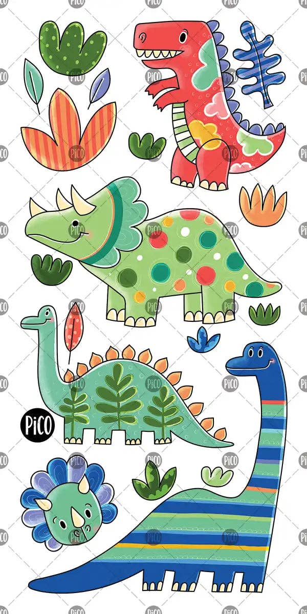 Pattern Dinosaurs tattoo