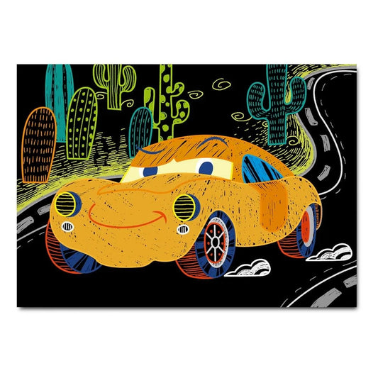 Mini Scratch Book Cars