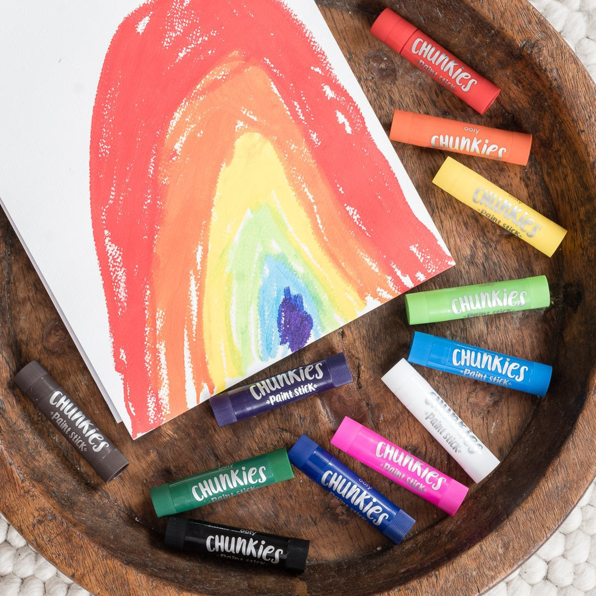 Ooly Chunkies Paint Sticks - set of 12