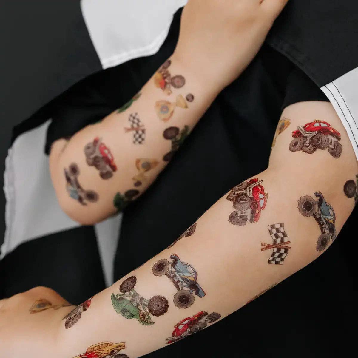 Monster truck tattoos