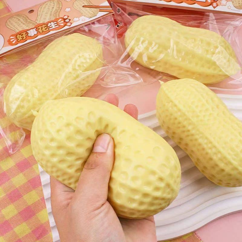 Large Slow Rebounding Peanut Squishy