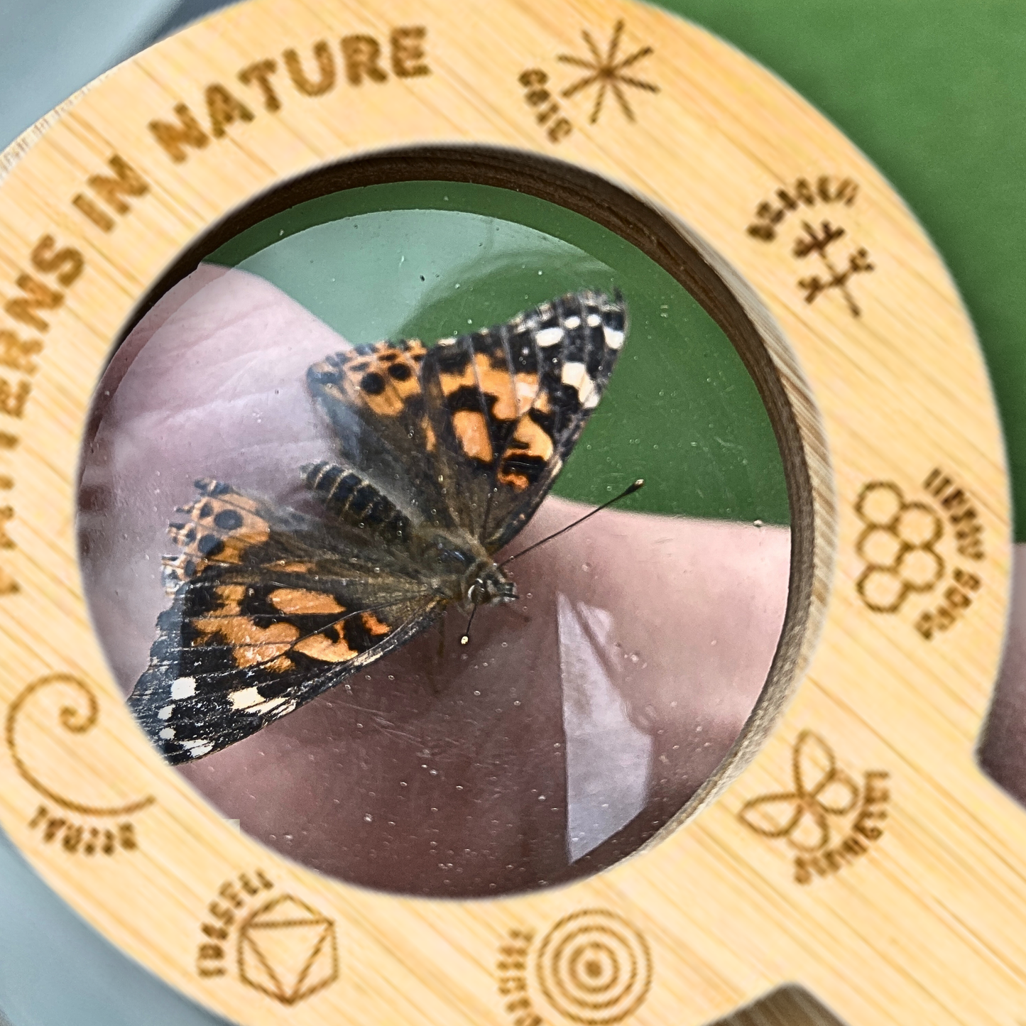 Kids Magnifying Glass – Eco Bamboo 5x Nature Tool