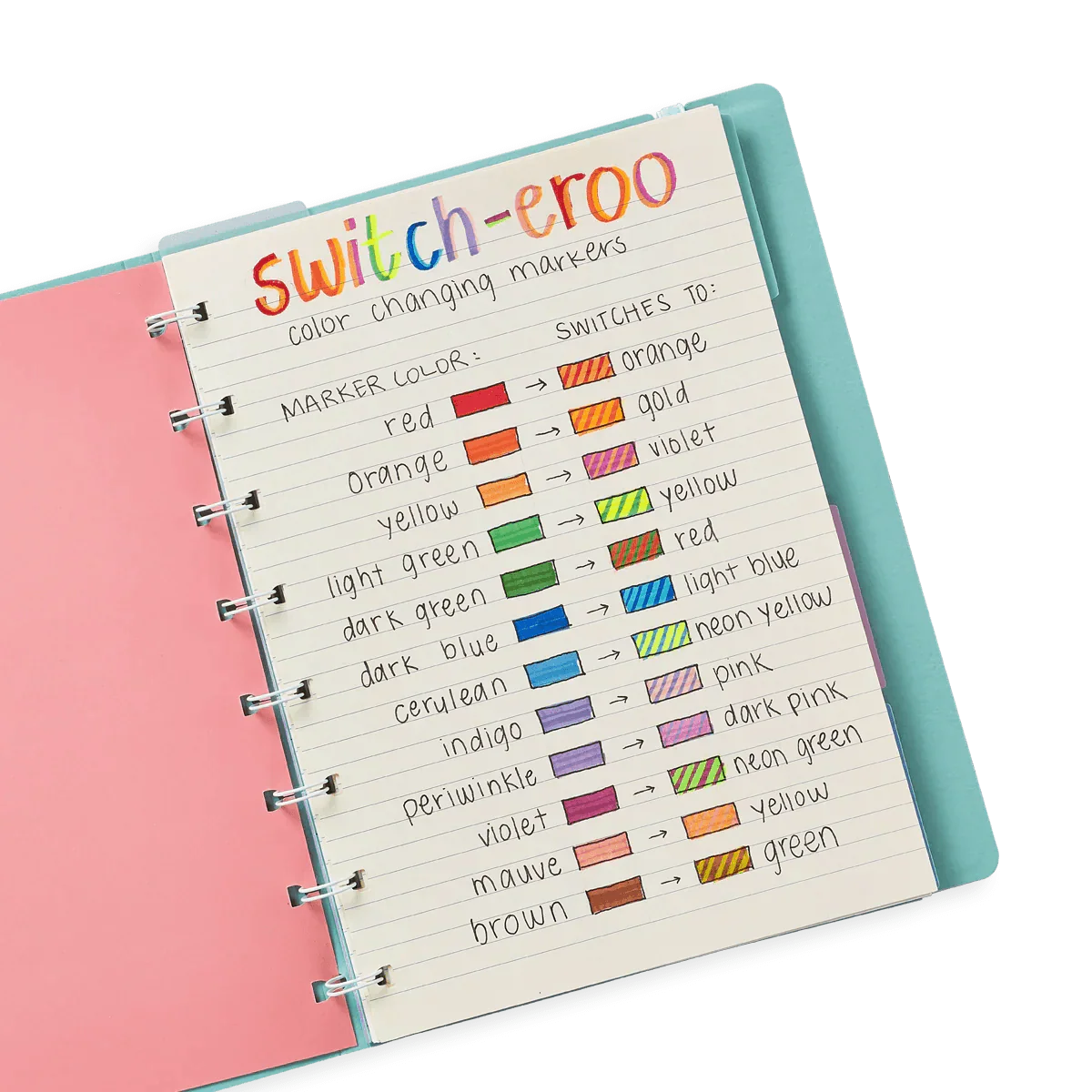 Switch-eroo Color Changing Markers - 12 pack