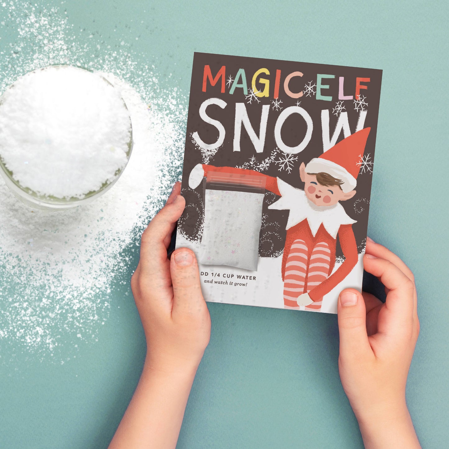 Snow Card - Magic Elf Instant Snow Christmas