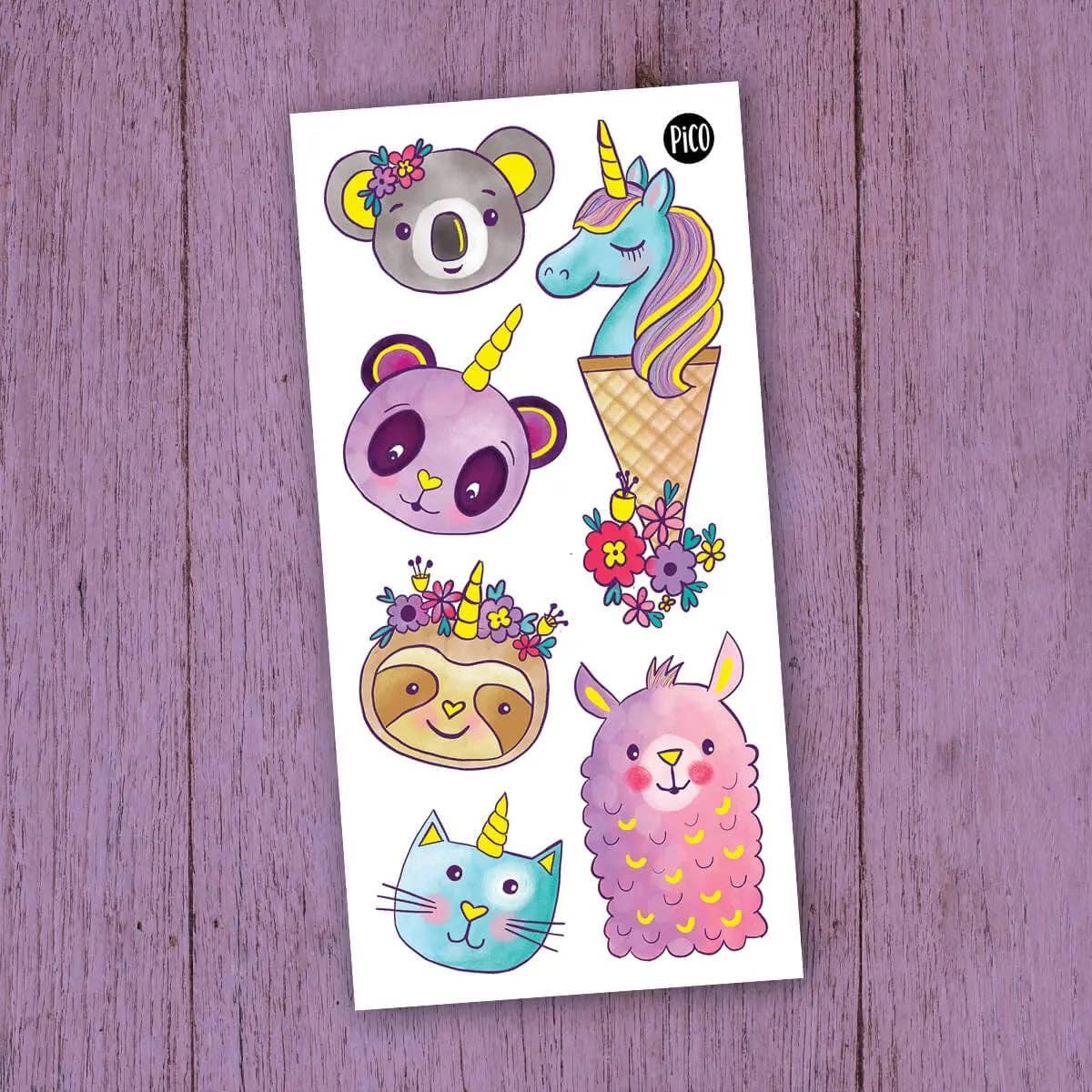 Uni animals tattoos
