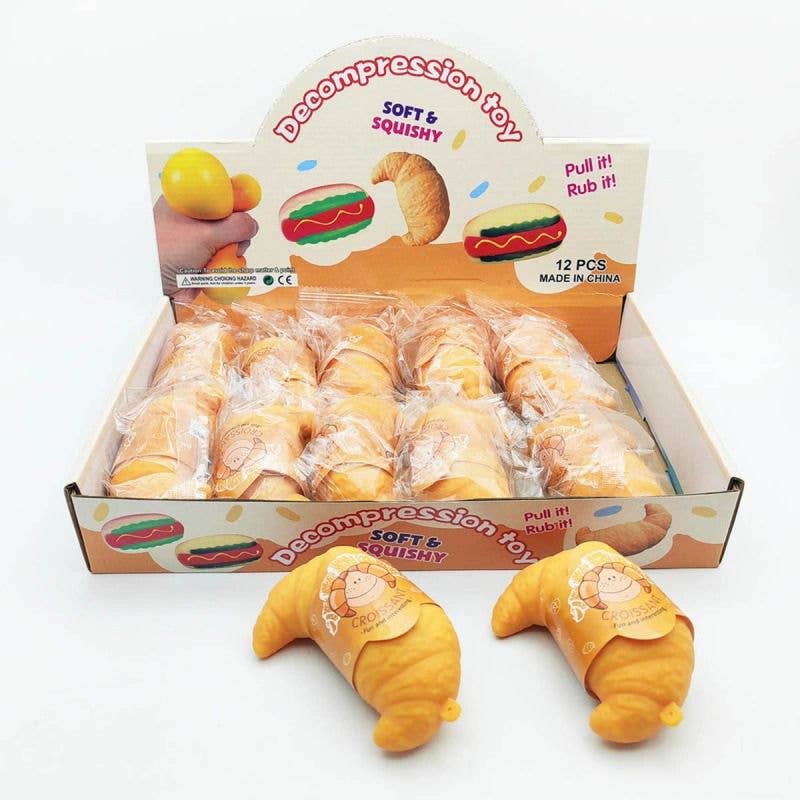 Croissant Squishy Toy – Slow-Rising Soft Stress Toy