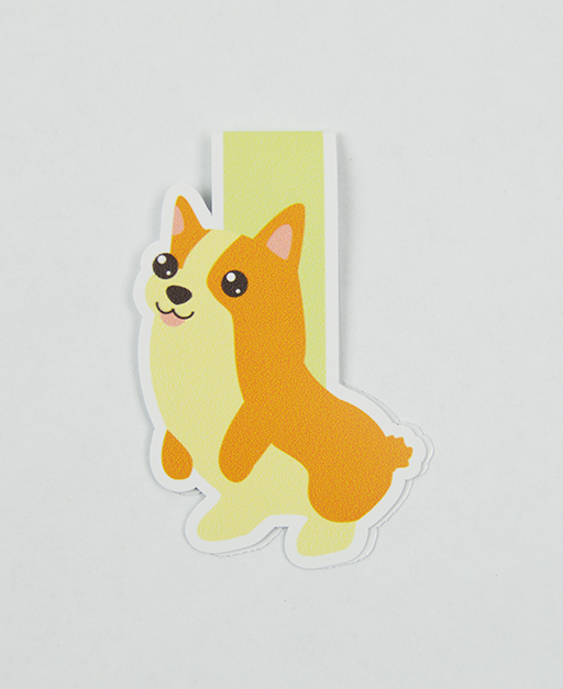 Corgi Magnetic Bookmark