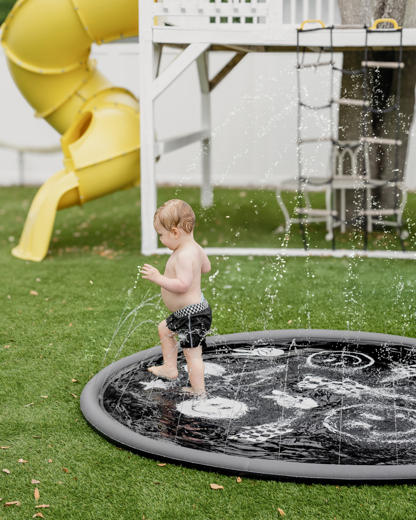 Cherrypick Sprinkler Splash Pad for Kids - Oversized Backyard Sprinkler