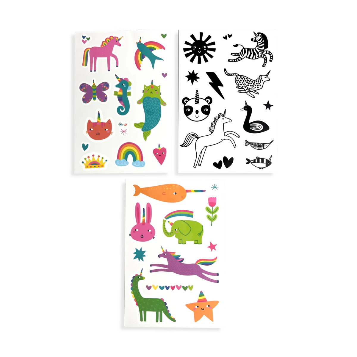 Mini Tattoo Palooza Temporary Tattoos - Unicorn Party
