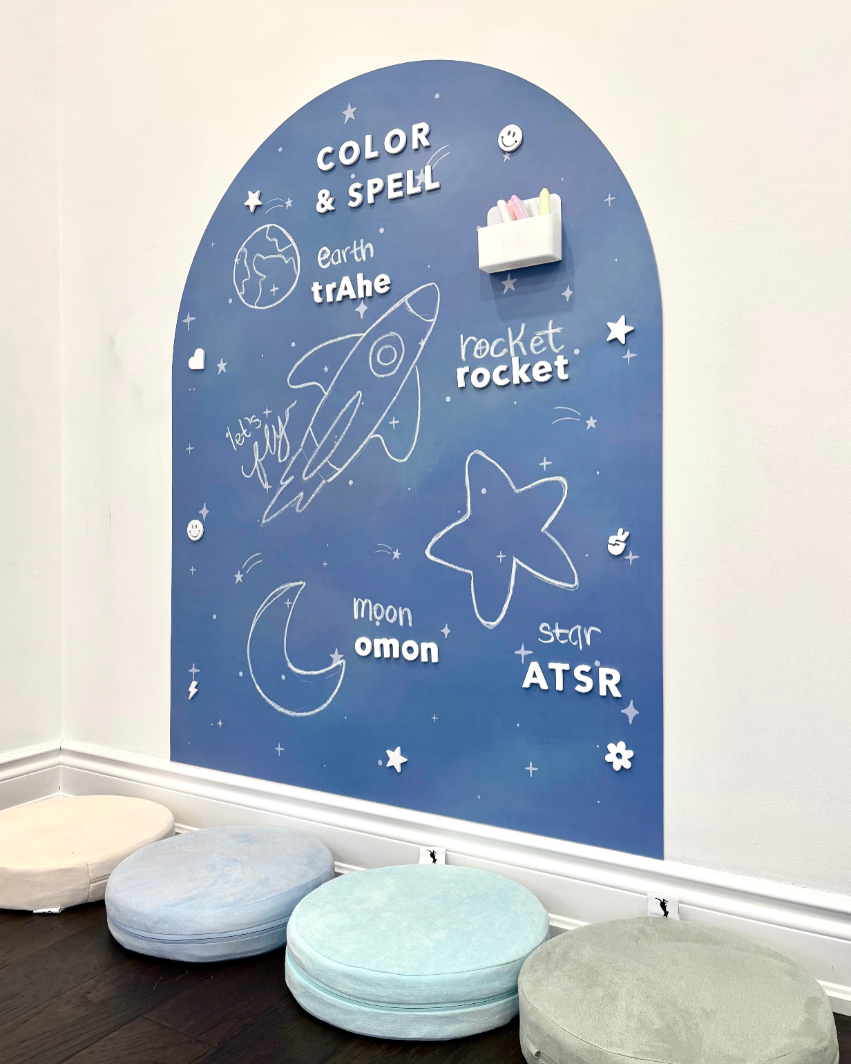 MEGA Magic Playwall - Arch Magnetic Wall Decal for Kids