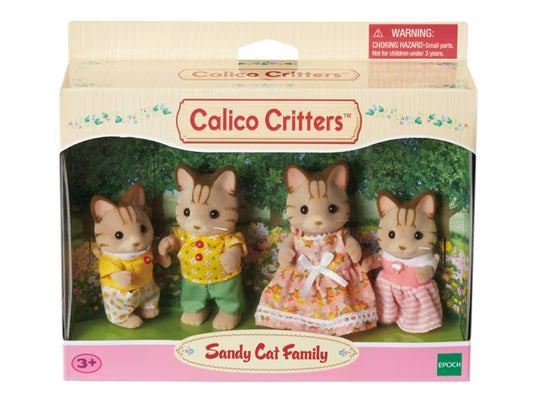 Calico Critters - Striped Cat Family